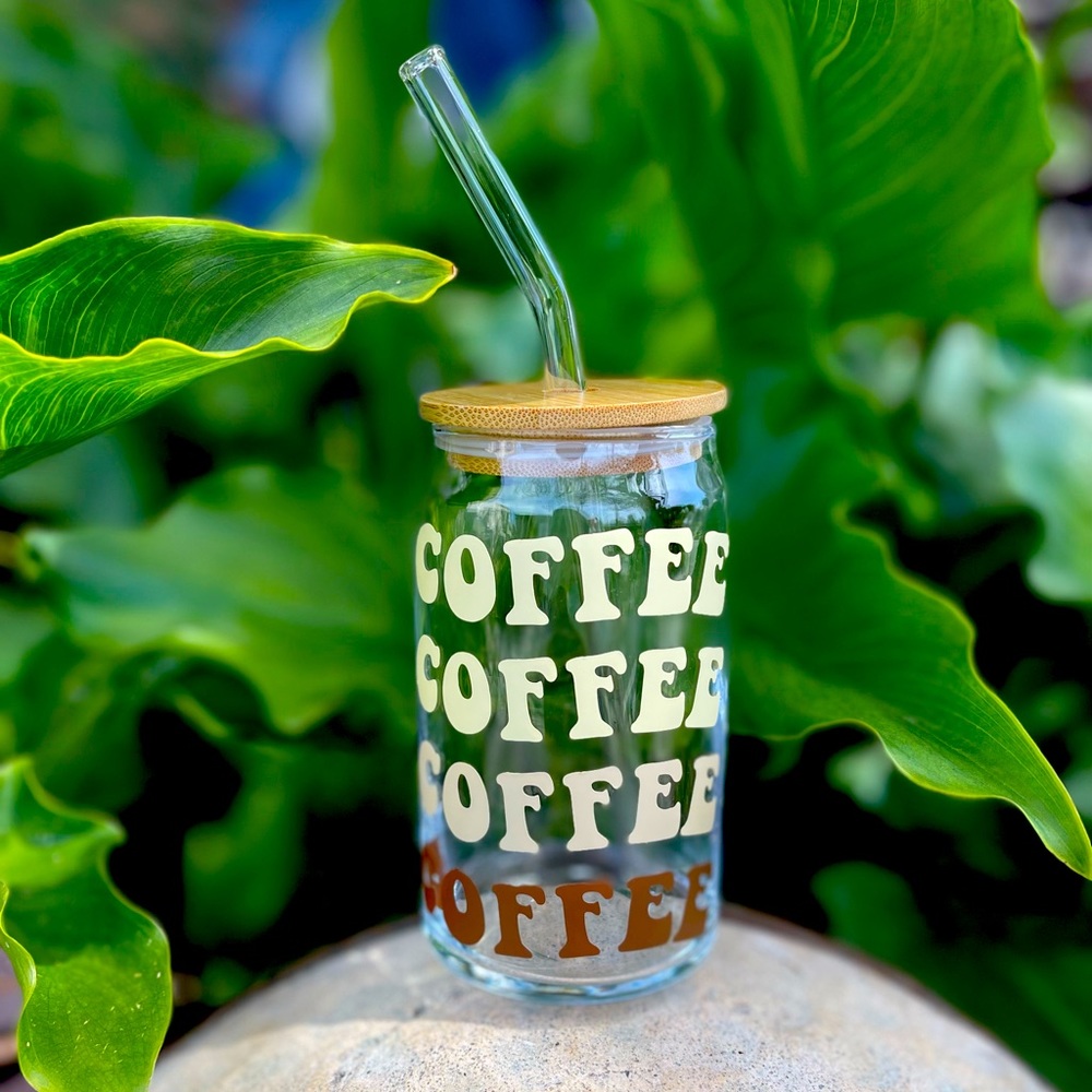 Customized iced tea/coffee cups